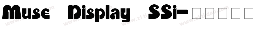 Muse Display SSi字体转换